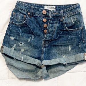 One Teaspoon Bandit high-waisted shorts
